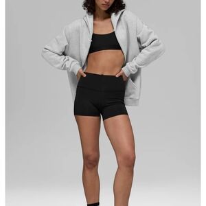 ALO Yoga Men's Gray Zip-Up Sweater